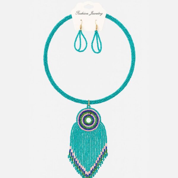 Turquoise Beaded Bracelet for Women & Men | Handmade Boho Bead Jewelry | Adjustable Stretch Bracelet | Healing Stone Fashion Accessory | Summer Beach Style Gift for Her or Him | Trendy Wristband